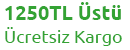 1250TL Üstü Ücretsiz Kargo